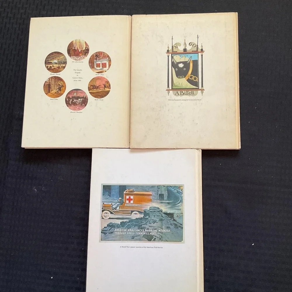 Vintage American Heritage‎ Magazine Lot April 1961 1967 December 1974 History